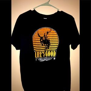 Cowboy Gear, Large, Black T-Shirt